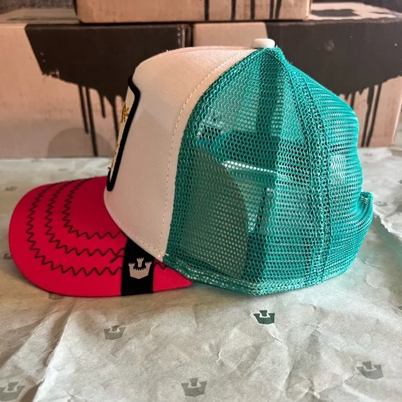 Goorin Bros Trucker Hat TIED TRIPPY FROG Drop NEW WITH TAG LIMITED EDITI… - Picture 8 of 8